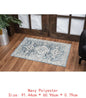 Blue Area Rug 7'10" x 10'3" for Home Decor, Soft and Stylish Floor Covering