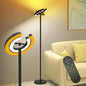 Modern Standing LED Floor Lamp with 2 Rotatable Lights