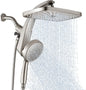 High Pressure Rain Shower Head with Handheld Spray Combo, Magnetic Docking and Power Jets