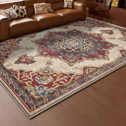 American Retro Style Carpets for Living Room Plush Carpet