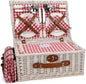 Picnic Baskets Cooler Set for 4 Persons with  Picnic Blanket