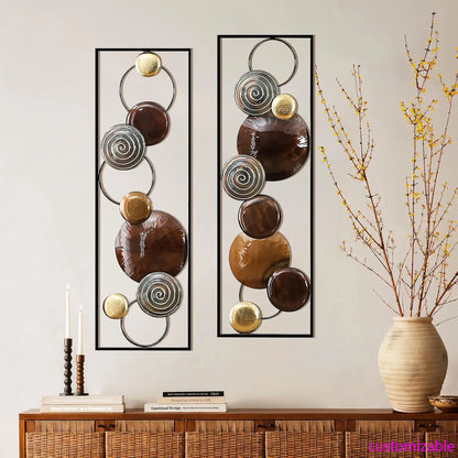 2 Pieces Abstract Wall Décor