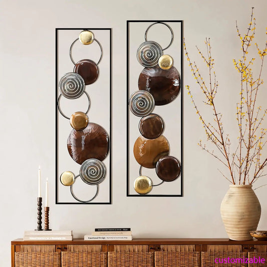 2 Pieces Abstract Wall Décor