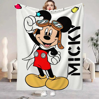 Black-eared Mouse Couch Throw Blanket