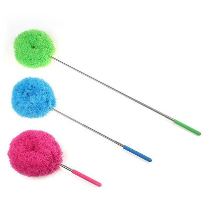 Extendable Feather Duster - Anti-Static Dusting Tool for Ceiling Fans, Shelves, Blinds, , Washable
