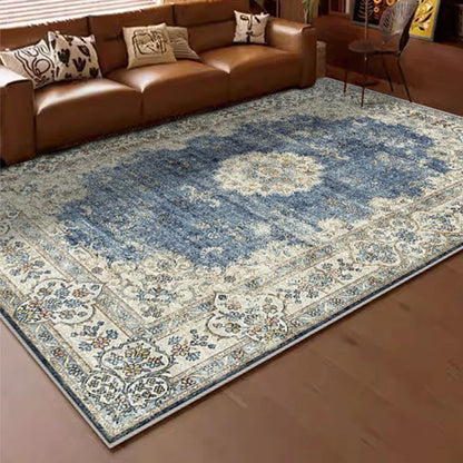 American Retro Style Carpets for Living Room Plush Carpet