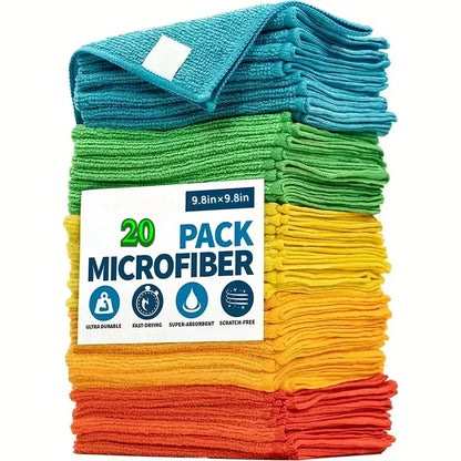 20/10/5/3pcs Microfiber Cleaning Cloth