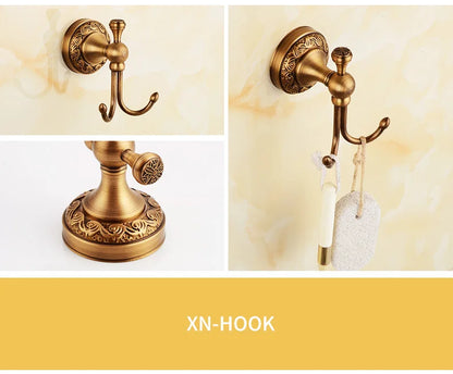 Antique Bronze Bathroom Hardware Set
