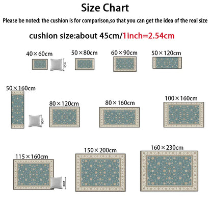 Nordic Luxury Style Carpet in The Living Room Decor Rugs