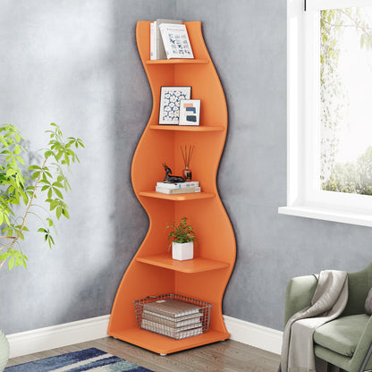 Tribesigns Corner Shelf, Modern 5-Tier Wall