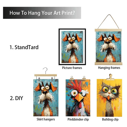 3pcs Eclectic Vintage Christmas Canvas Wall Art