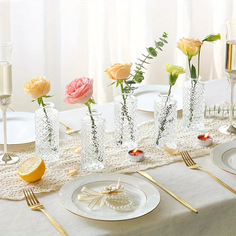 Glass Bud Vases Set Of 12