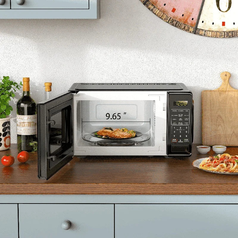 0.7 Cu Ft Countertop Microwave Oven 700W Compact Kitchen