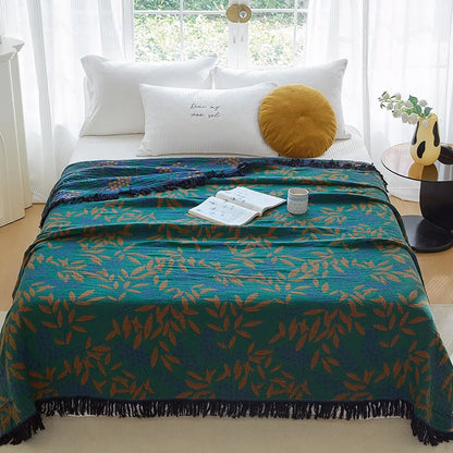 Nordic throw blanket for beds