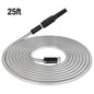 25FT Stainless Steel Metal Garden Water Hose