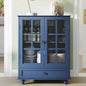 Sideboard Buffet Cabinet,  Entryway Cabinet with Glass Doors Drawer