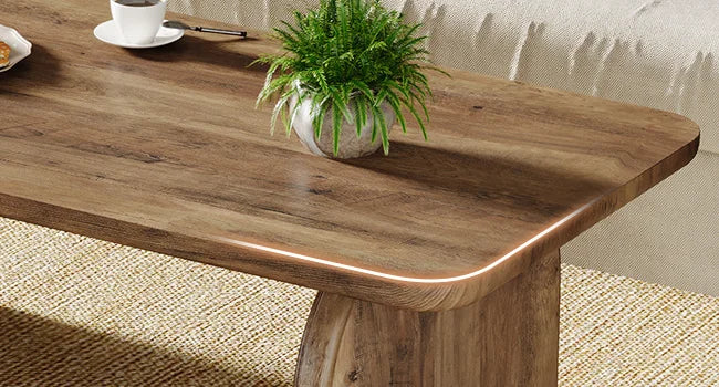 Rectangle Coffee Table,, Farmhouse Accent Center Low Cocktail