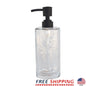 Hammered Glass Soap Pump Bottle Elegant  Design
