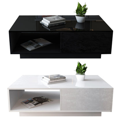 Modern High Gloss Rectangular Coffee Table