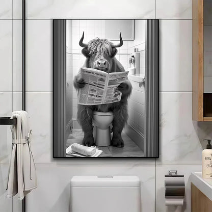 Funny Bathroom   Modern Wall Art