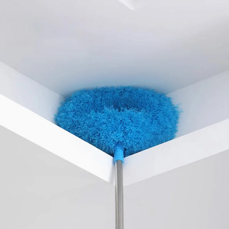 Extendable Feather Duster - Anti-Static Dusting Tool for Ceiling Fans, Shelves, Blinds, , Washable
