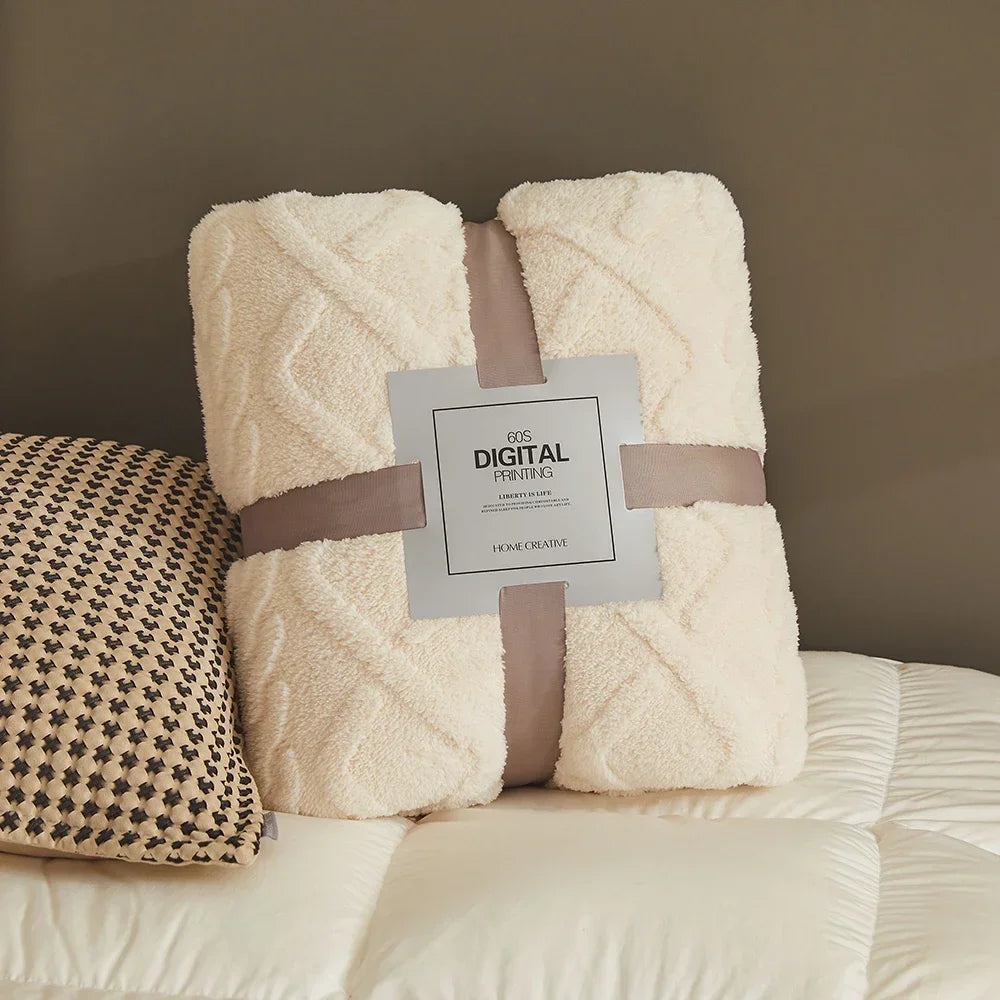 Fluffy Coral Velvet Blanket