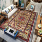 Persian Luxury Rugs for Retro Red Decor Carpets for Living Room