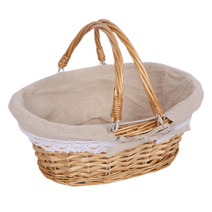 ZK40 Rattan picnic basket,