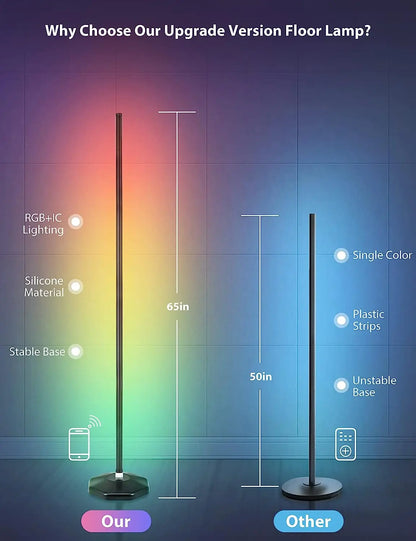 RGB Corner Floor Lamp