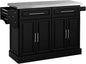 Rolling Kitchen Island Cart with Wheels, Portable Island Table for Kitchen