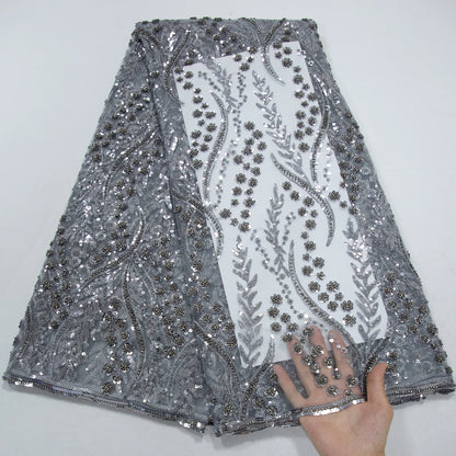 SJD LACE French Mesh Bridal Lace Fabric