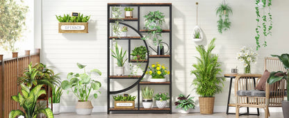 Tribesigns Bookshelf Industrial 5 Tier Etagere Bookcase,
