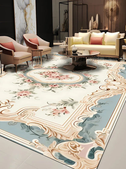 Pastoral Style Carpets for Living Room Bedroom Decor