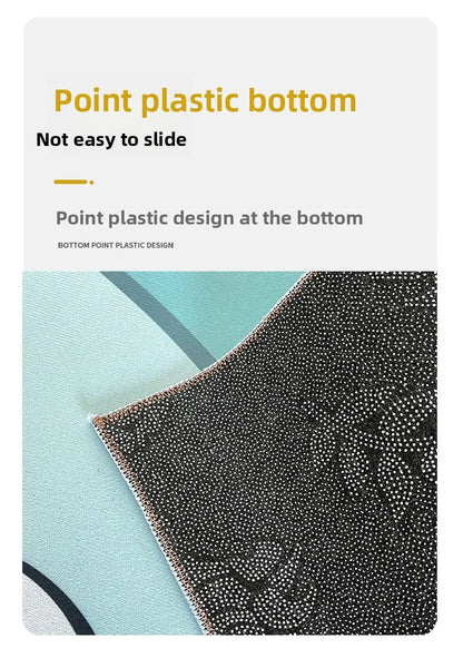 Area Rugs for Living Room, Machine Washable Non Slip Vintage Retro Rugs,