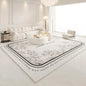 American Retro Carpets for Living Room Thick  Decor Flower Pattern Carpet