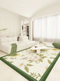 American Retro Carpets for Living Room Thick  Decor Flower Pattern Carpet