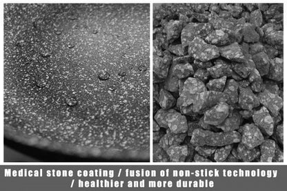 Durable Stone Frying  Pan Non-stick Ceramic