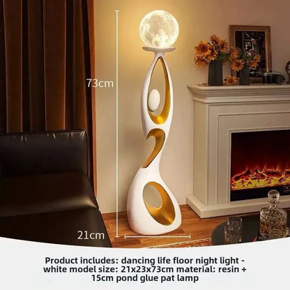 Home Decoration Art Light  Sculpture LED Floor Lamp