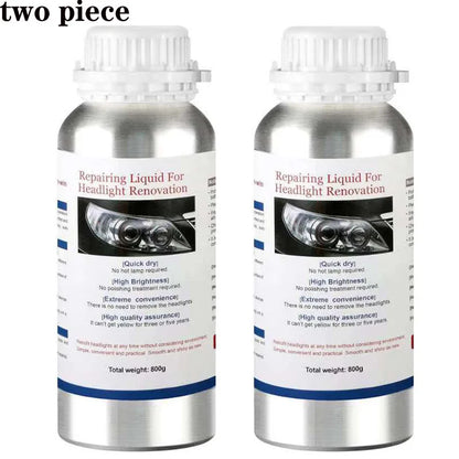 800ML Car Headlights Restoration Liquid Polymer For Headlight Polishing