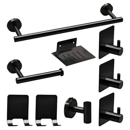 Bathroom Hardware Set 7Pcs Bathroom Towel Rack