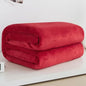 Coral Fleece Flannel Blankets Solid