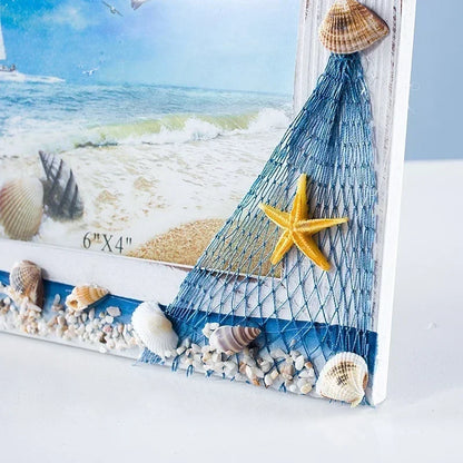 Ocean Summer Shell bird  Photo Frame
