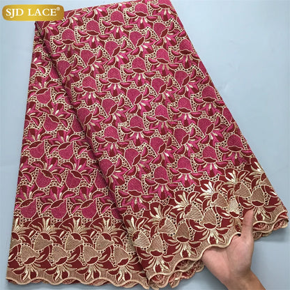 LACE African Nigerian Cotton Lace Fabrics