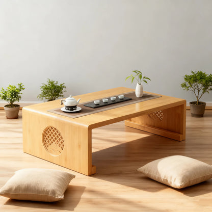 Foldable coffee table, Japanese-style low table