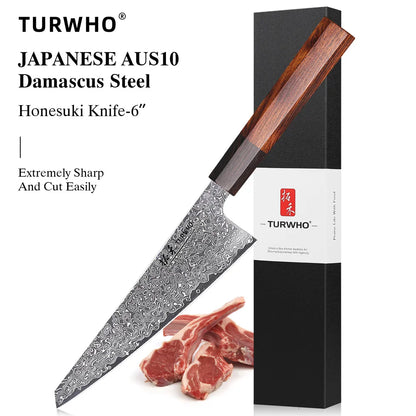 TURWHO Hand Forged Japanese Steel Kitchen Knives
