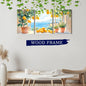 2D Flat, 3pcs wooden framed canvas painting art print