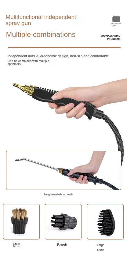 2500W Portable Steam Cleaner High Temperature  Pressure Jet  Machine