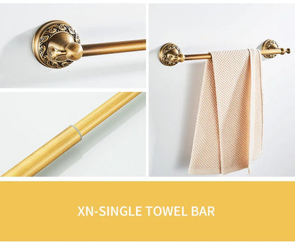 Antique Bronze Bathroom Hardware Set