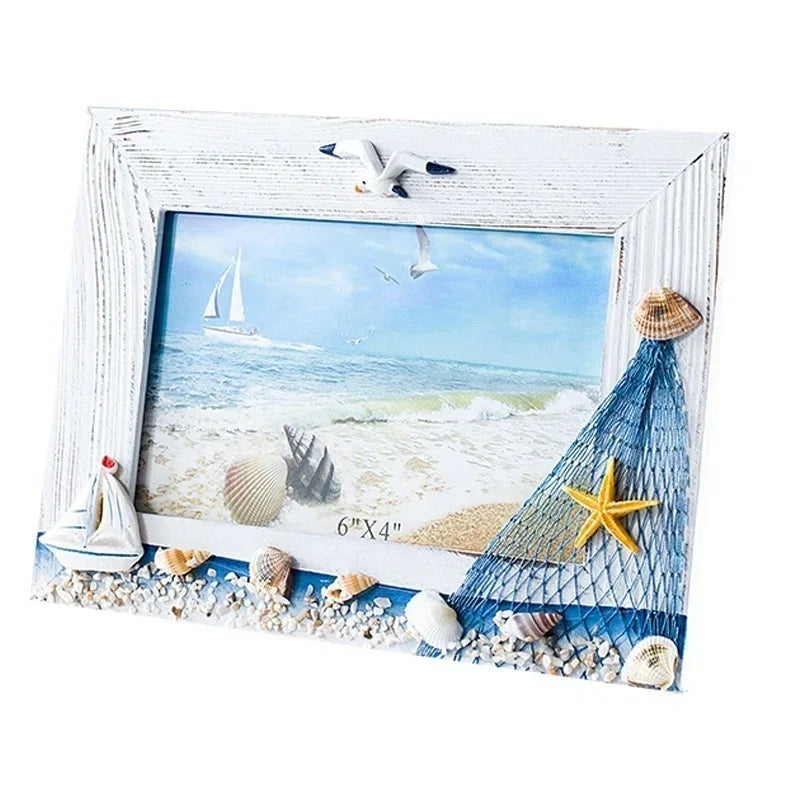 Ocean Summer Shell bird  Photo Frame