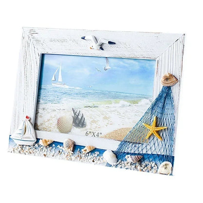 Ocean Summer Shell bird  Photo Frame